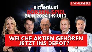 Das große Börsenspiel - Welche Aktien gehören jetzt ins Depot? | aktienlust