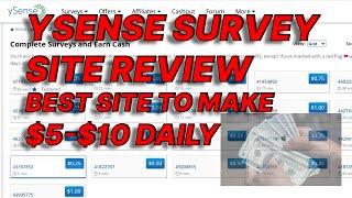 YSENSE Survey Site Review||Earn $5-$10 Easily Doing Paid Surveys