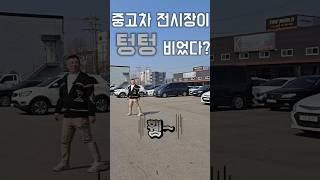현시점 중고차 전시장의 모습 #중고차 #중고차시장 #쇼츠