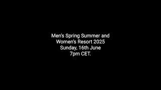 Men’s SS & Women’s RS 2025