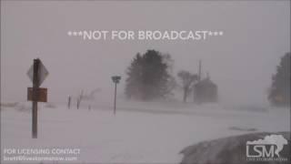 2-24-17 Hwy 20 and Holstein, Iowa Blizzard Conditions