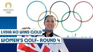 Lydia Ko of New Zealand wins women's golf gold | Paris 2024 highlights