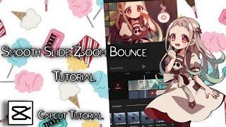 Smooth Slide Zoom Bounce Tutorial / Capcut