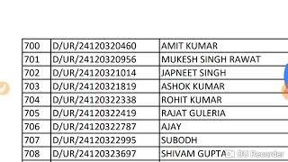 Rpf si group D selected 2662 candidates list for PET/PMT and DV || check your name in this list  ||