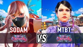 T8  SODAM (Xiaoyu) vs MTBT (Zafina)  Tekken 8 High Level Gameplay