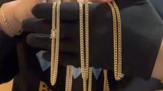 GOLD PLATED vs VERMEIL vs SOLID GOLD (chain comparison from Harlem Bling)