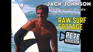 17-Year-Old Jack Johnson and Legends SURF '92 PIPE HAWAIIAN TRIALS + OTW Free Surf