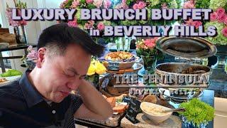 Most Expensive Brunch Buffet in LA?!? | The Belvedere @ The Peninsula Beverly Hills