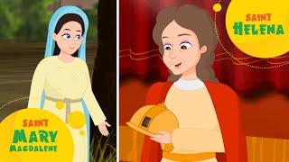 Saint Mary Magdalene & Saint Helena I Compilation Video I #christianfamilytv #saints