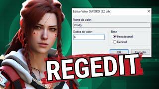 System Responsiveness, Network Throttling e Outras Otimizações no Registro / Regedit