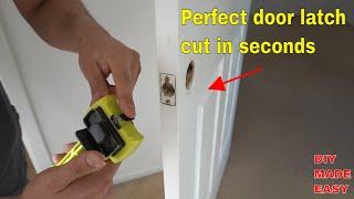 Ryobi door latch installation tool