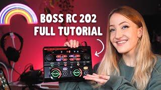 BOSS RC 202 LOOP STATION live looping tutorial | demo review setup 2023