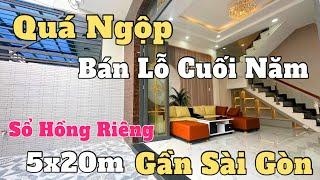 Chính Chủ Ngộp Ngân Hàng Cần Bán Nhà Rẻ Ngỡ Ngàng 5x20m ngay khu đô thị 5 sao binh chánh