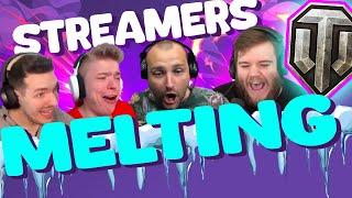 Streamers Melting in seconds - World of Tanks Funny Moments