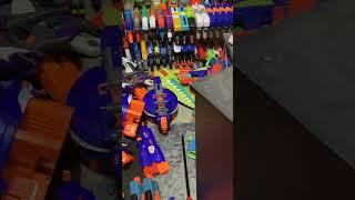 NERF Blasters EVERYWHERE - What A Mess!  #shorts #nerf #nerfblaster #blaster #blasters