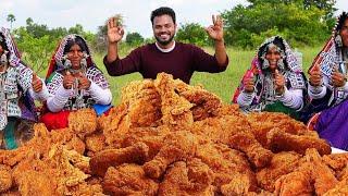 How to Make  FRIED CHICKEN | Easy Fried Chicken With Tribes | Crispy Fried Chicken | Grandpa Kitchen