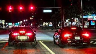 1300WHP MK4 Toyota Supra VS Big Turbo MK5 Toyota Supra! 2JZ VS B58 EPIC STREET RACE!