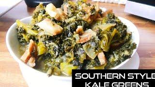 Southern Style Kale Greens Recipe @Christinesworldspice  #recipe #viral #kale