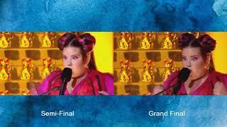 WINNER Eurovision ISRAEL 2018 Netta - Toy - Semi Final vs Final - EuroFanBcn