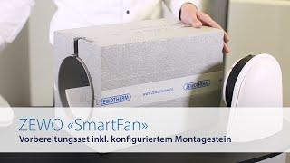 ZEWOTHERM | Dezentrale Lüftung | ZEWO »SmartFan« Vorbereitungsset inkl. konfiguriertem Montagestein