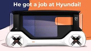 Hyundai Designer Reveals His Journey to Get a Job!