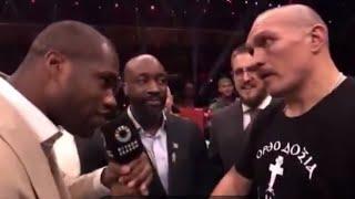 Daniel Dubois INTERRUPTS Usyk Post Fight Interview for “ROBBERY” after Beating Tyson Fury