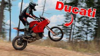 Umbau einer Ducati V4 Panigale zum Offroad-Modell