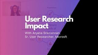 User Research Impact with Anjana Srikrishnan from Microsoft | UXR Intercepts