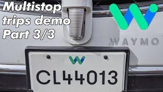 Waymo Multistop Trip Demo (3/3)  | JJRicks Rides With Waymo #45