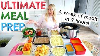 A WEEK OF MEALS IN 2 HOURS  |  ULTIMATE MEAL PREP  |  EMILY NORRIS