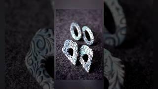 mini tutorial polymer clay earrings