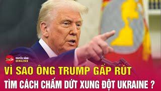 Tổng thống Trump cắt viện trợ cho Kiev có khiến xung đột Ukraine chấm dứt nhanh chóng? | Tin24h