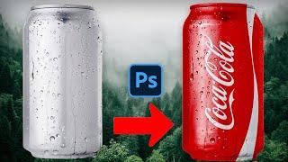 The Best Way to Place a Logo in a Can | Photoshop | Place a Logo on Anything In Photoshop