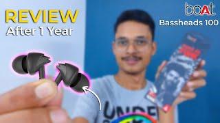 Boat basshead 100 review after 1 year | Boat basshead unboxing & review 2024