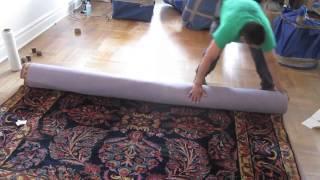 How To Pack And Wrap A Rug For Move