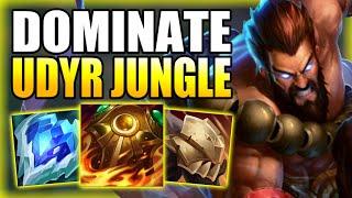 HOW TO PLAY UDYR JUNGLE & DOMINATE THE EARLY GAME! - Best Build/Runes S+ Guide - League of Legends
