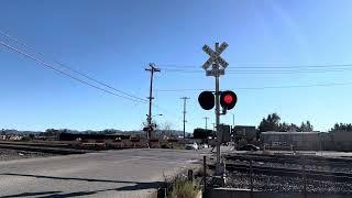 UP 5125 @ California Avenue Railroad Crossing, Beaumont CA 1-5-23