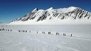 Runners brave freezing temperatures at Antarctic Ice Marathon