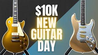 $10k New Guitar Day! // Double-Gold Edition // Gibson '56 Les Paul & Shelton SkyFlite IV