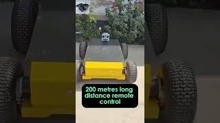 Vigorun remotely controlled track-mounted grass cutter for sale#engineering #dealer #distributor