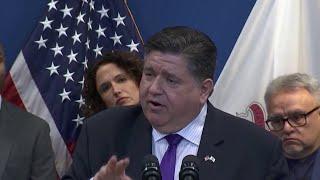 Pritzker REACTS to Trump's mass deportation plan