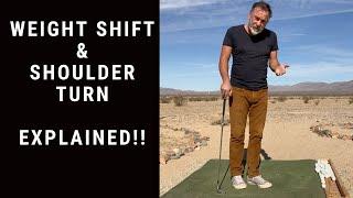 Weight Shift and Shoulder Turn In The Golf Swing [Explained!!!]