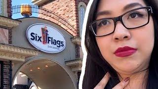 VLOG: A BACKWARD ROLLERCOASTER??? | SIX FLAGS | iamdazale