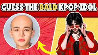 GUESS THE BALD KPOP IDOL | QUIZ POP 2024