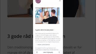 Vores blogindlæg med 3 gode råd til brudevalsen ‍️‍️ #denevigedans #brudevals