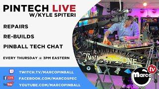 EP001 Pintech LIVE - Introduction and Rollergames Pinball Teardown