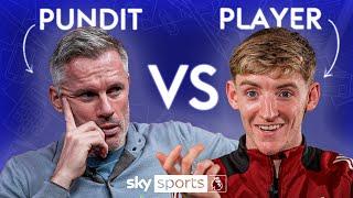 JAMIE CARRAGHER vs ANTHONY GORDON ULTIMATE QUIZ | Player vs Pundit 