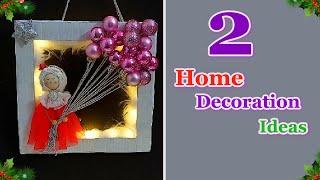 DIY 2 Winter Home decoration ideas Step by Step at home | Best Out Of Waste winter craft idea