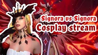 Signora vs Signora - Cosplay Stream | Genshin Chores