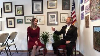 Steve Schappert, The Connecticut Real Estate Broker Interviews Artist Ash Royer At The Gallery